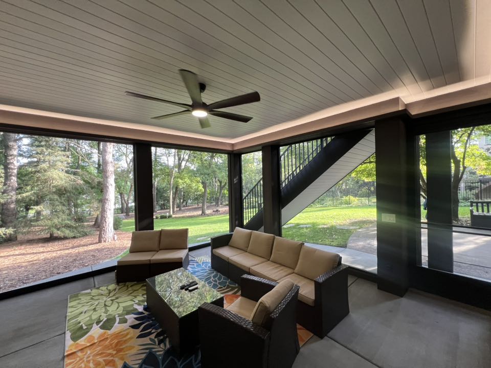 Custom deck project 6 in Minneapolis, Hennepin County
