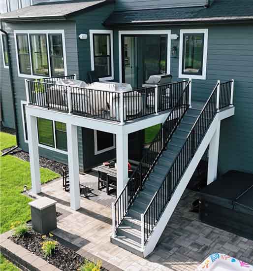 Composite Deck Installation in Minnetonka