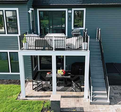 Uncapped Composite Decking