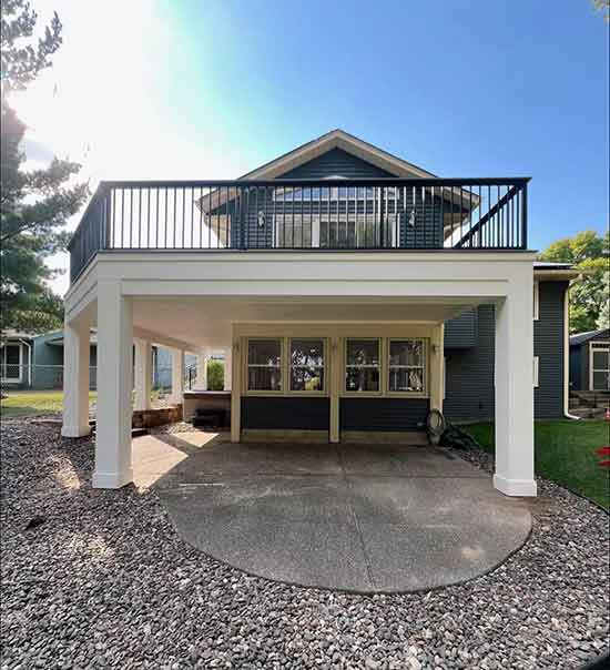 Multi-Level Deck Construction