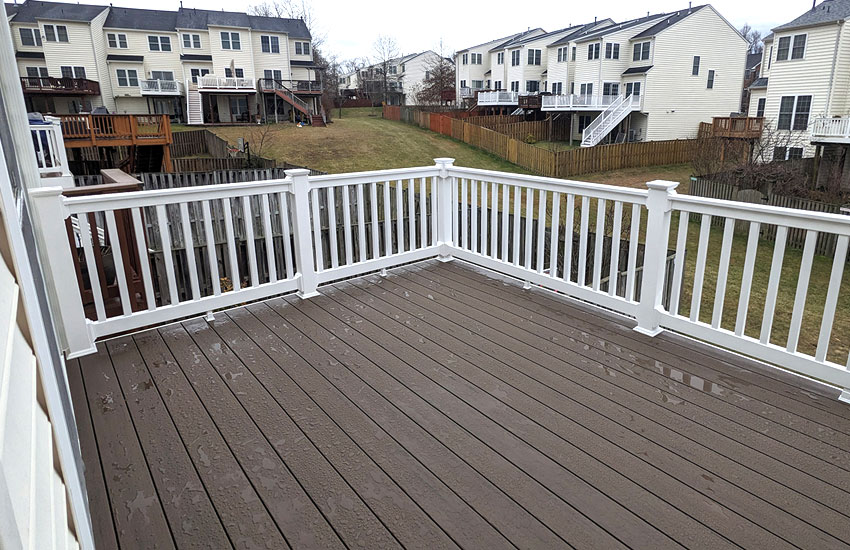Multi-family deck construction