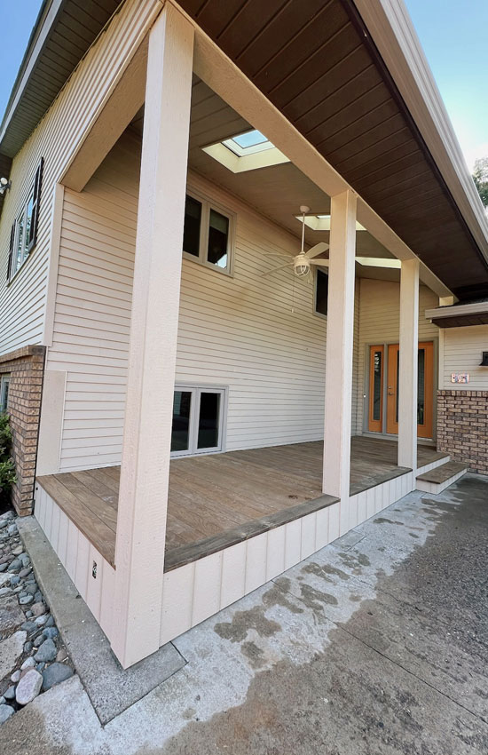 Porch Enclosure Systems project example 2